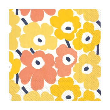 Marimekko Mini Unikko servetter 20-pack Yellow