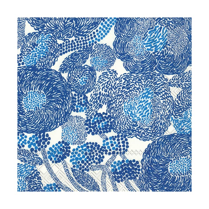 Mynsteri servett 33x33 cm 20-pack, Cream blue Marimekko