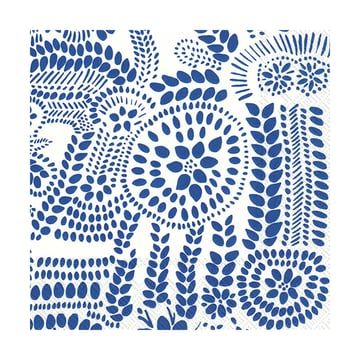 Marimekko Näsiä servett 33×33 cm 20-pack White-blue