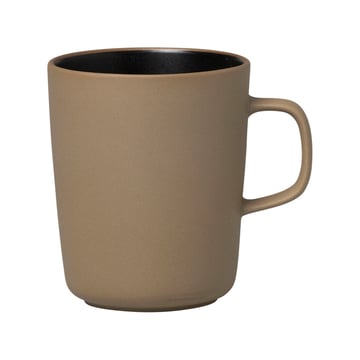 Marimekko Oiva mugg 25 cl Brun-svart