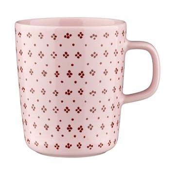 Marimekko Oiva Muija mugg 25 cl Rosa