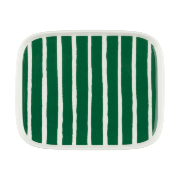 Oiva Piccolo tallrik 12x15 cm - White-green - Marimekko