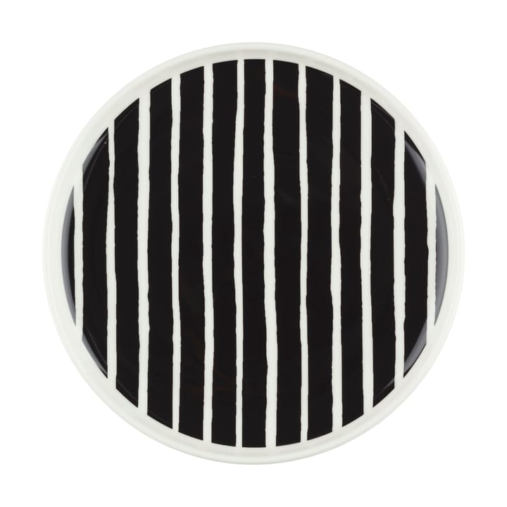 Oiva Piccolo tallrik Ø20 cm, White-black Marimekko