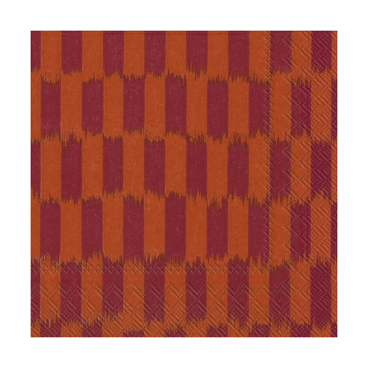 Piekana servett 33x33 cm 20-pack - Terracotta - Marimekko