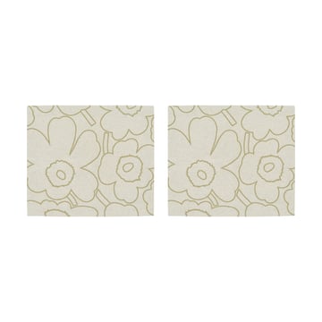 Marimekko Piirto Unikko bordstablett 35×40 cm 2-pack Linen-gold