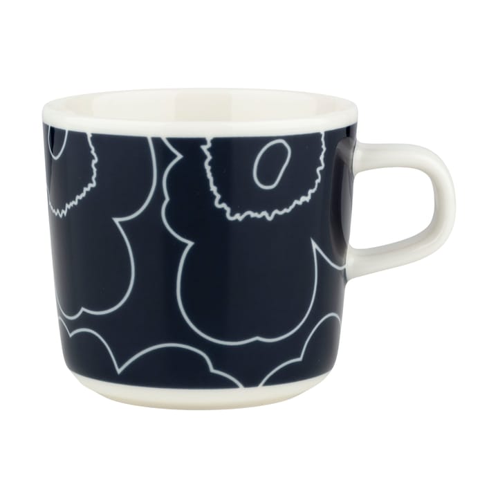 Piirto Unikko kaffekopp 20 cl - White-dark blue - Marimekko