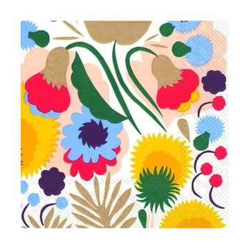 Marimekko Pikkukellukka servett 33×33 cm 20-pack Multi