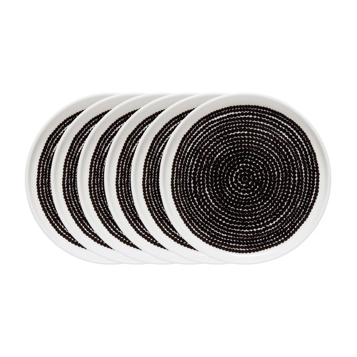 Räsymatto tallrik Ø 25 cm - 6 pack små prickar - undefined - Marimekko