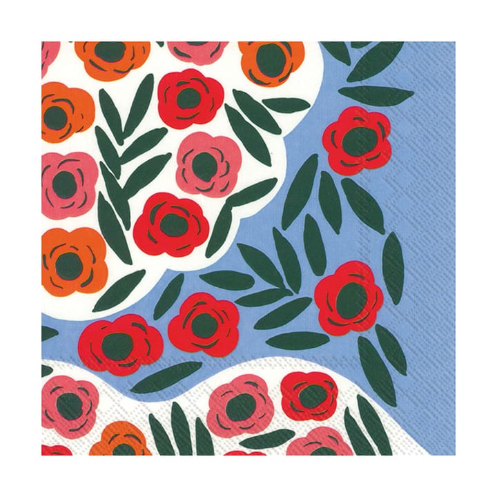 Ruukku servett 33x33 cm 20-pack - Blue - Marimekko