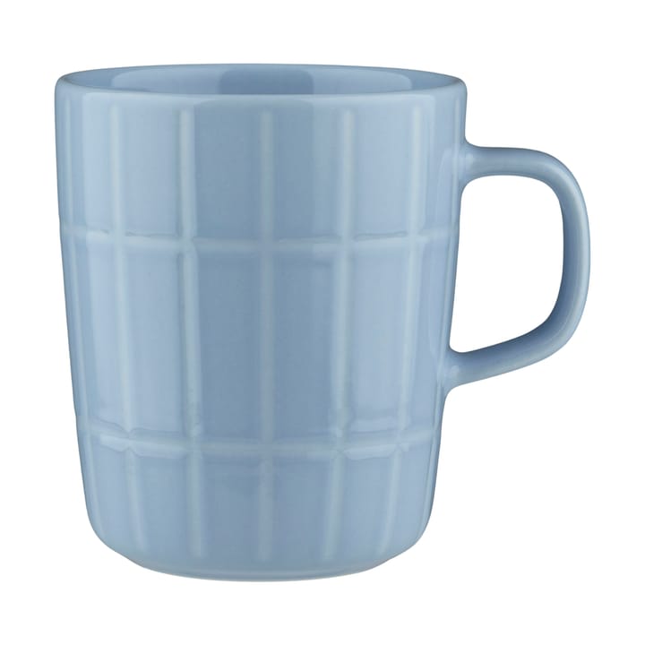 Tiiliskivi mugg 25 cl - Light blue-off white - Marimekko