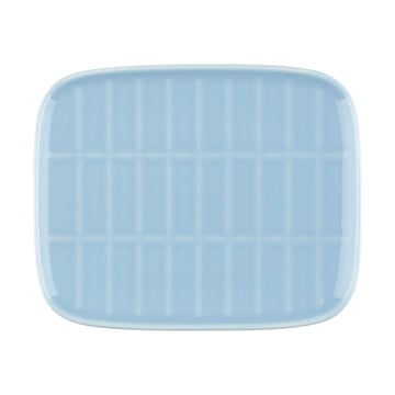 Marimekko Tiiliskivi tallrik 12×15 cm Light blue