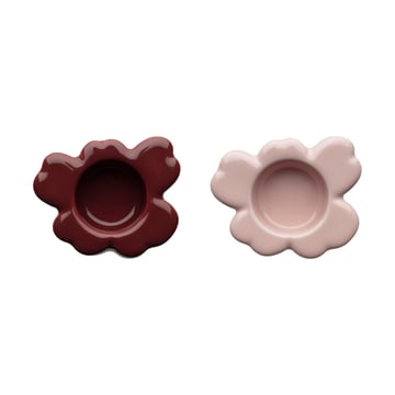 Marimekko Unikko ljuslykta 3×10 cm 2 delar Rosy grey-reddish brown