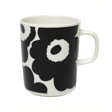 Marimekko Unikko mugg 25 cl Vit-svart