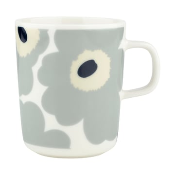 Marimekko Unikko mugg 25 cl White-light grey-sand-dark blue