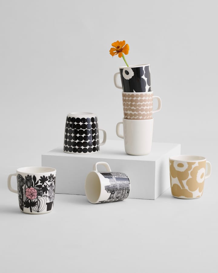 Unikko mugg 40 cl, Vit-beige Marimekko