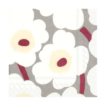 Marimekko Unikko servett 33×33 cm 20-pack Cream