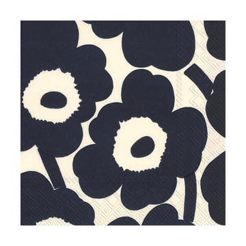 Marimekko Unikko servett 33×33 cm 20-pack Dark blue