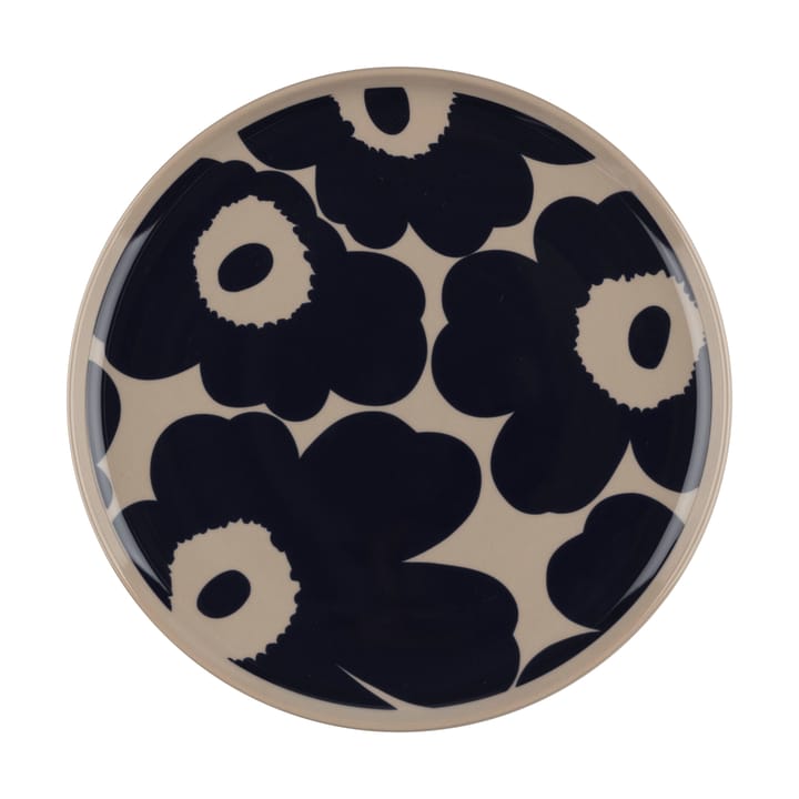 Unikko tallrik Ø20 cm, Terra-dark blue Marimekko