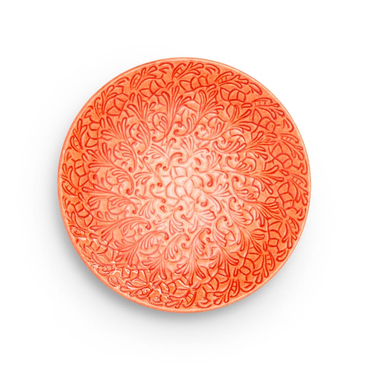 Lace tallrik 20 cm, Orange Mateus