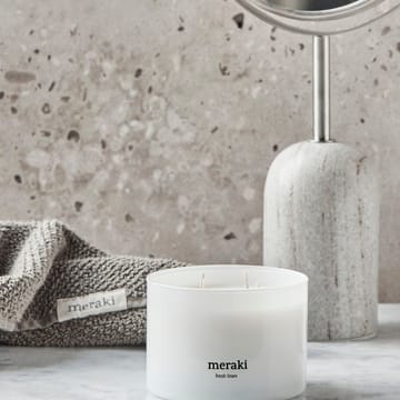 Meraki doftljus, 32 timmar - Fresh linen - Meraki