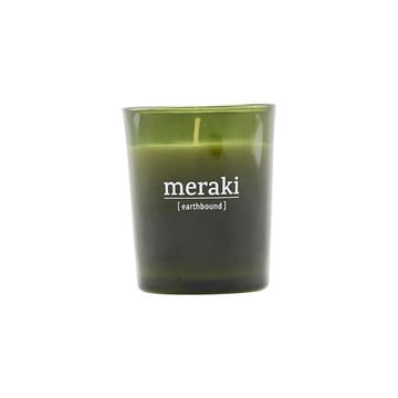 Meraki Meraki doftljus grönt glas 12 timmar Earthbound