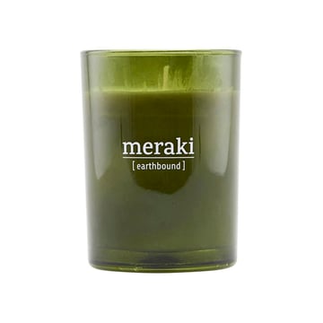 Meraki Meraki doftljus grönt glas 35 timmar Earthbound