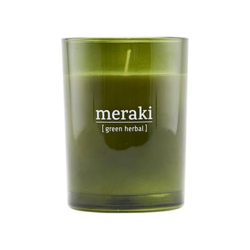 Produktfoto för Meraki Green Herbal Scented Candle