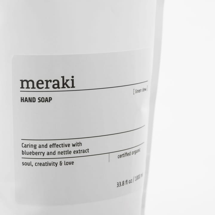 Meraki handtvål refill 1000 ml, Linen dew Meraki