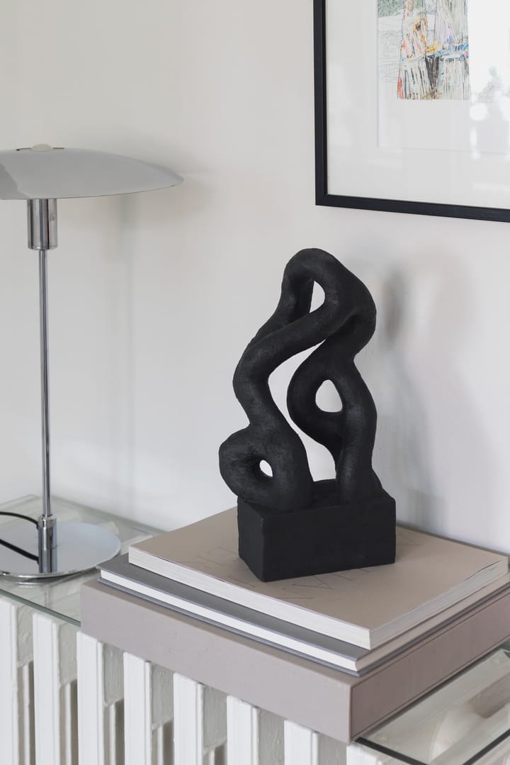 Art piece symbiosis skulptur 29 cm, Black Mette Ditmer