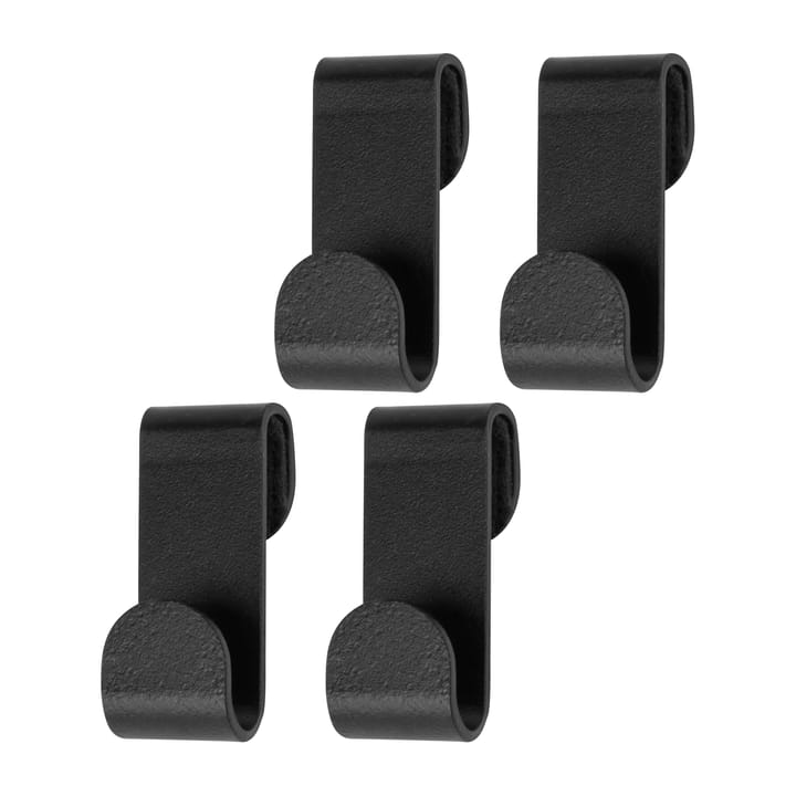 Carry krokar 4-pack, Black Mette Ditmer