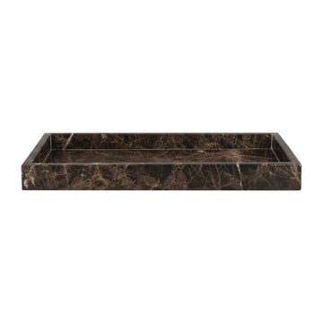 Mette Ditmer Marble dekorationsbricka 16×31 cm Brun