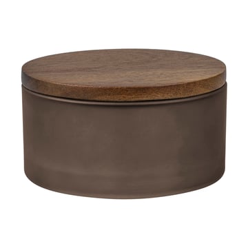 Mette Ditmer Modest burk med lock Ø10,5 cm Walnut