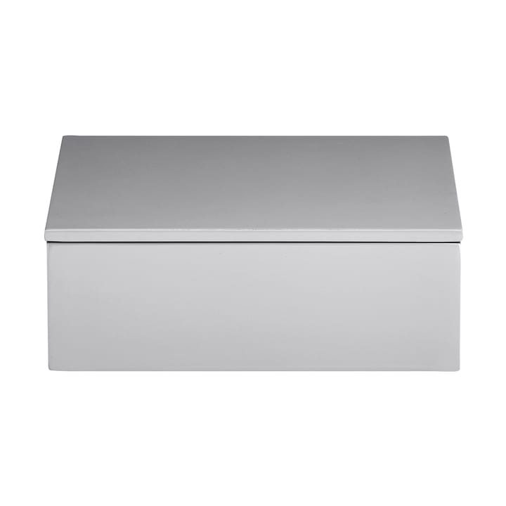 Lux lackad förvaringslåda 19x19x7 cm - Cool grey - Mojoo