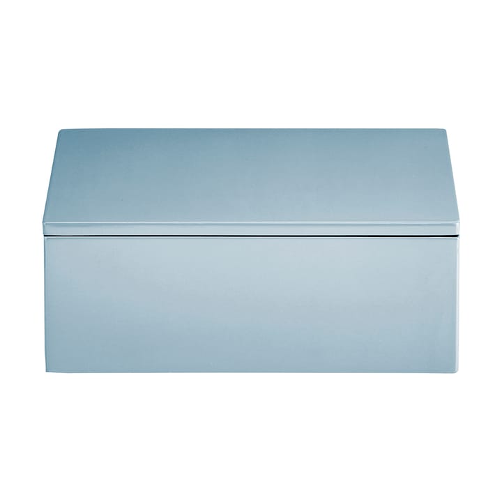 Lux lackad förvaringslåda 19x19x7 cm - Powder blue - Mojoo