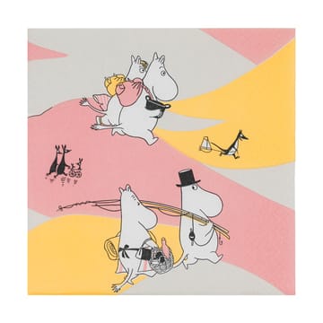 Familjemys pappersservett 33x33 cm 20-pack - Multi - Moomin Arabia