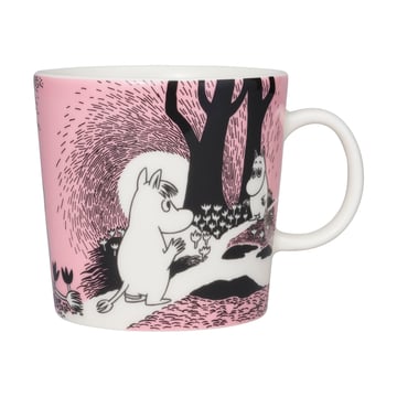 Moomin Arabia Kärlek Muminmugg 40 cl Rosa