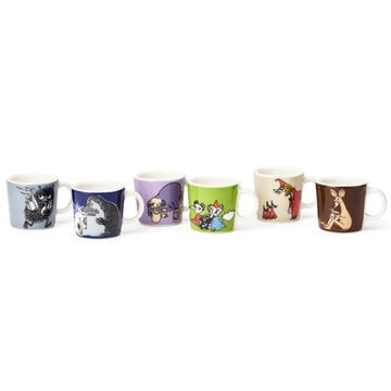 Moomin Arabia Mumin minimuggar 6-pack Andra classic Multi