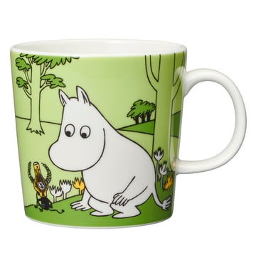 Moomin Arabia Mumintrollet Muminmugg Gräsgrön