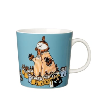 Moomin Arabia Mymlans mamma Muminmugg turkos