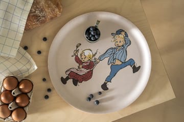 Emil och Ida bricka Ø35 cm - Vit - Muurla