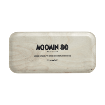 Mumin 80 bricka 13x27 cm - Vit - Muurla