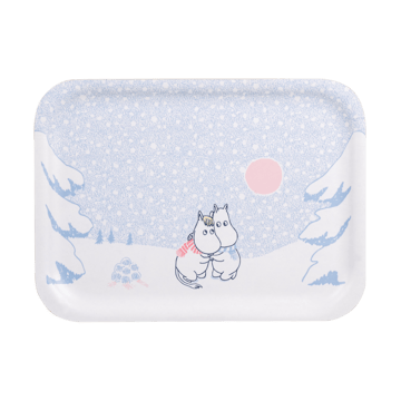 Muurla Mumin bricka 20×27 cm Let it snow