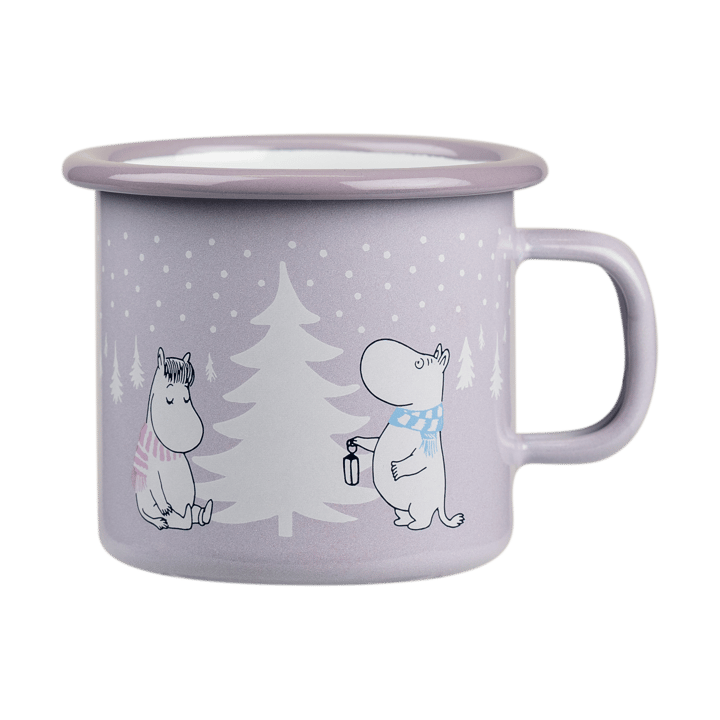 Mumin emaljmugg 25 cl - Snowfall - Muurla