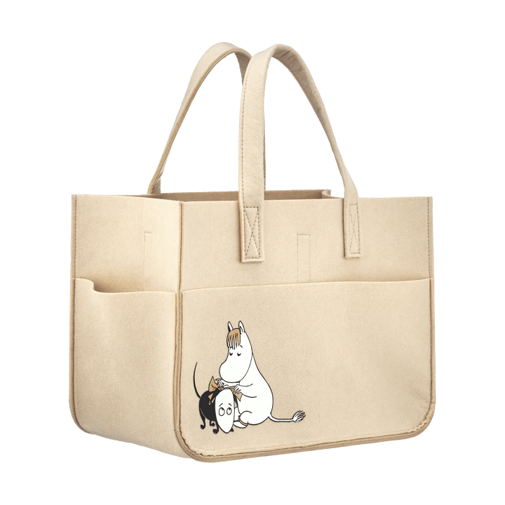 Mumin pets förvaringskorg 25x40 cm, Beige Muurla