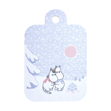 Muurla Mumin skärbräda 21×31 cm Let it snow