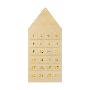 Muurla Muminhuset adventskalender 45×100 cm Beige