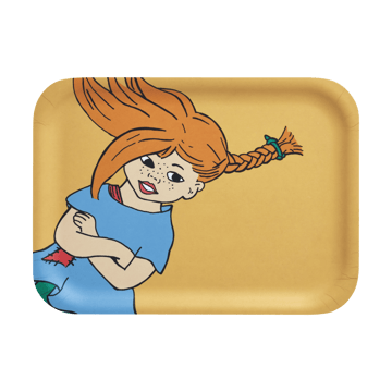 Muurla Pippi bricka 20×27 cm The Strongest Girl