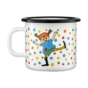 Pippi emaljmugg 2,5 dl - Hoppsansa - Muurla