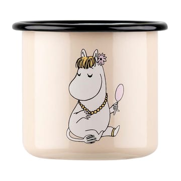 Snorkmaiden Retro emaljmugg 37 cl - Beige - Muurla