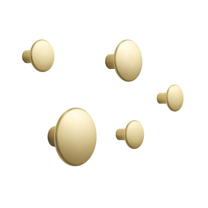 Dots Metal 5-pack, Brass Muuto